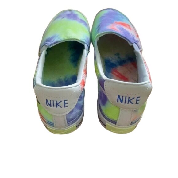 Nike Women’s Court Legacy Tie Dye Multi-Color Slip-On Sneaker, Sz 7/5, EUC - Picture 5 of 8